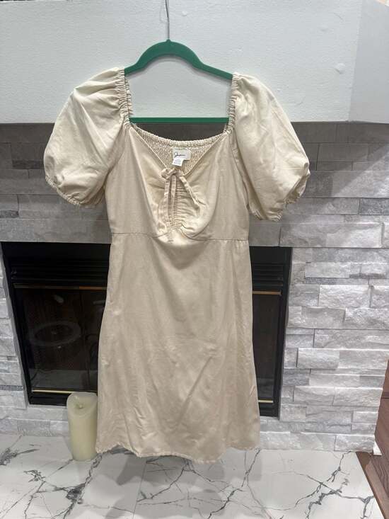Joyous Dresses & Skirts - Joyous Square Neck Puff Sleeve Dress Size M